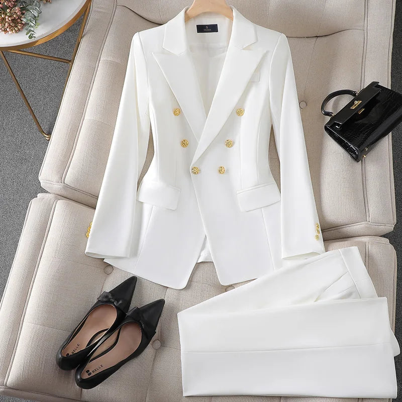 Blazer and Pants Suit for Women | Multicolor | Polyester | Professional and Elegant