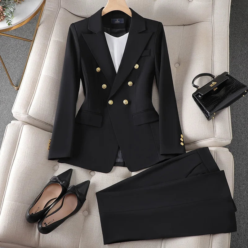 Blazer and Pants Suit for Women | Multicolor | Polyester | Professional and Elegant